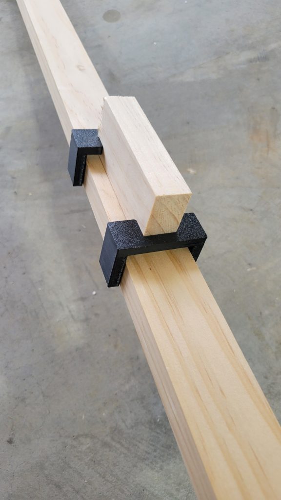 Guide detail for the angled joinery.