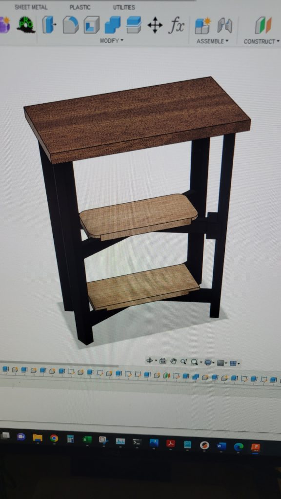 CAD planning for the jig geometry.