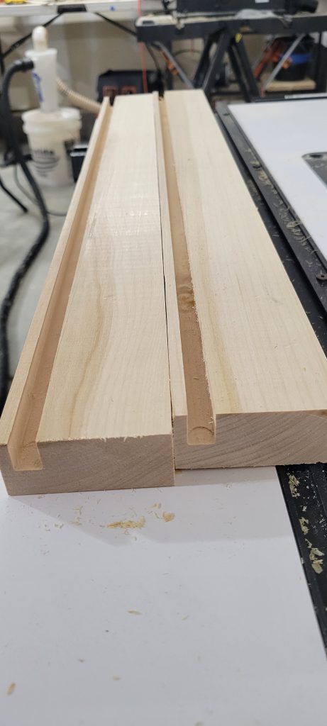 Drawer boxes coming together.